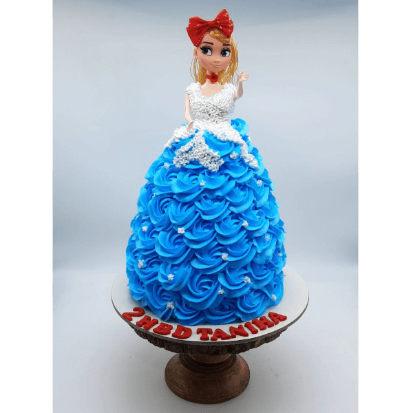 Anna Barbie Cake from the Movie Frozen - Live Like You Are Rich