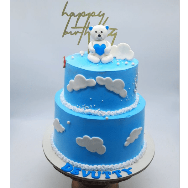 Milky step cake - White Forest - 7 Kg - Gingerbread