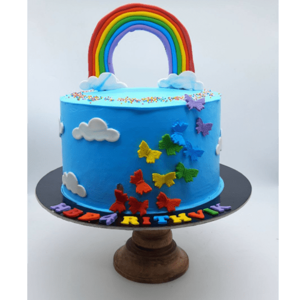 Pot of Gold Rainbow Bundt Cake - Betsylife