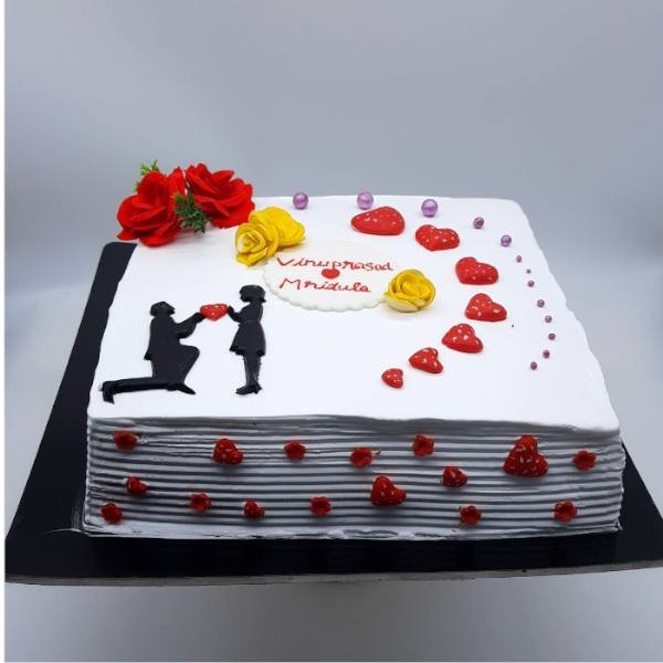 proposal cake | Proposal cakes ideas, Valentine cake, Engagement cakes