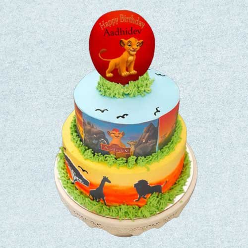 Lion Theme cake