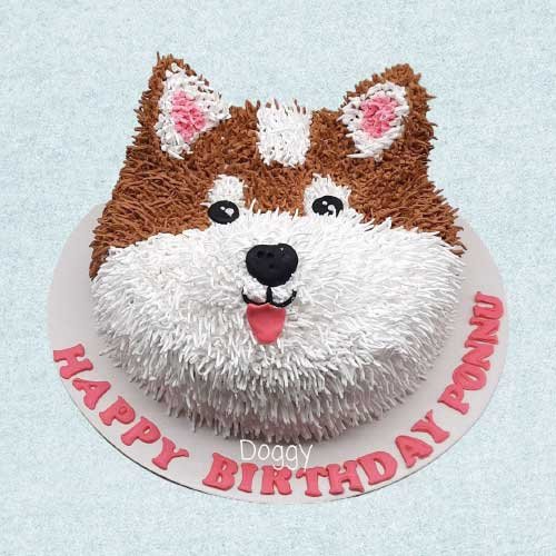 Heart Shape Chocolate Cream Cake for Birthday | YummyCake