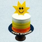 Star Shape Smiley Tall Cake