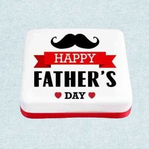 Fathers Day Fondant Cake
