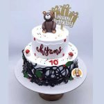 Teddy Two Tier Cake