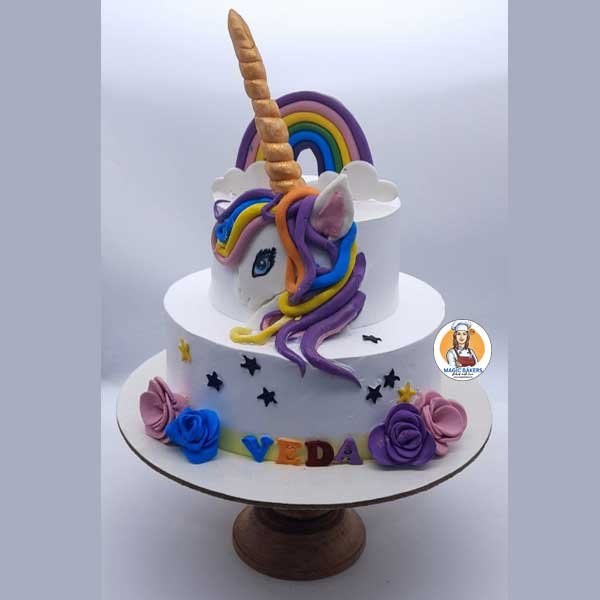 Unicorn Two Tier Cake