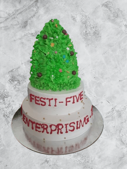 Christmas treee Cake