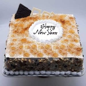 Nutty Bubble New Year Cake