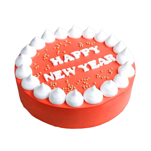 Red Velvet New Year Cake