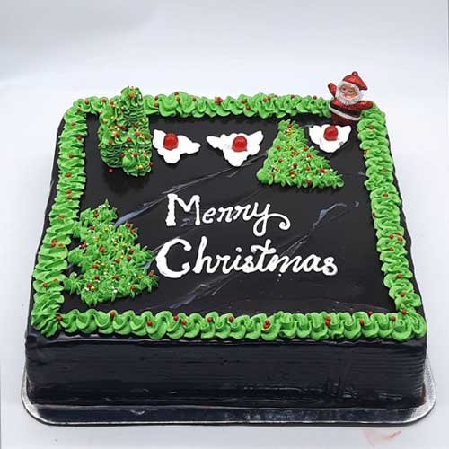 Merry Christmas square cake