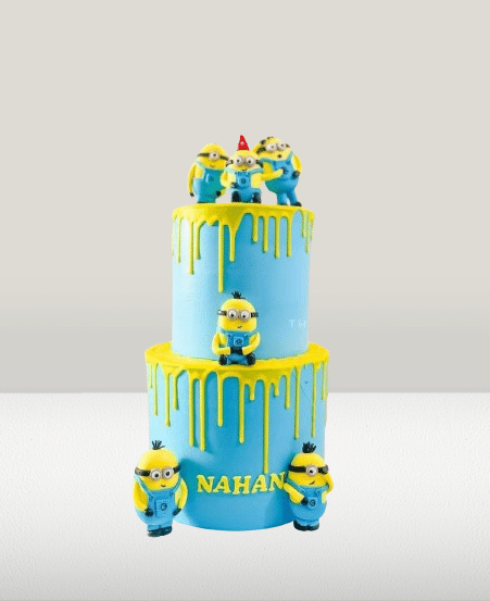 Minion cake Blueberry