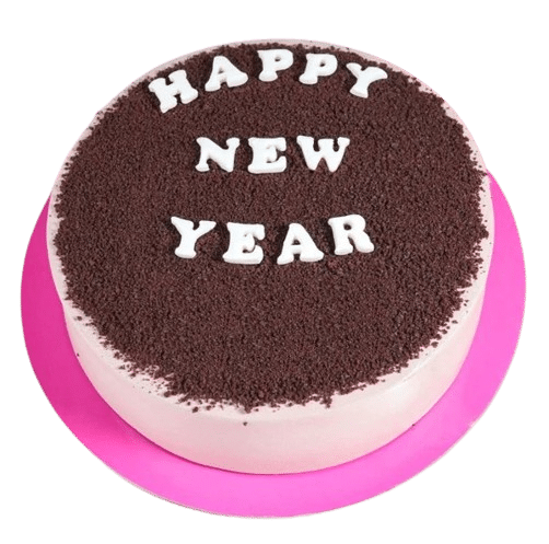 New Year Chocolate Cake