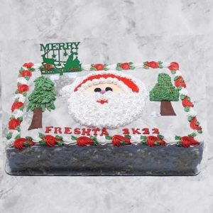 Santa Face Cake