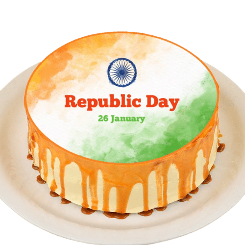 Image of Tiranga Cake or Tricolour pastry for independence day / republic  day celebration-VJ563785-Picxy