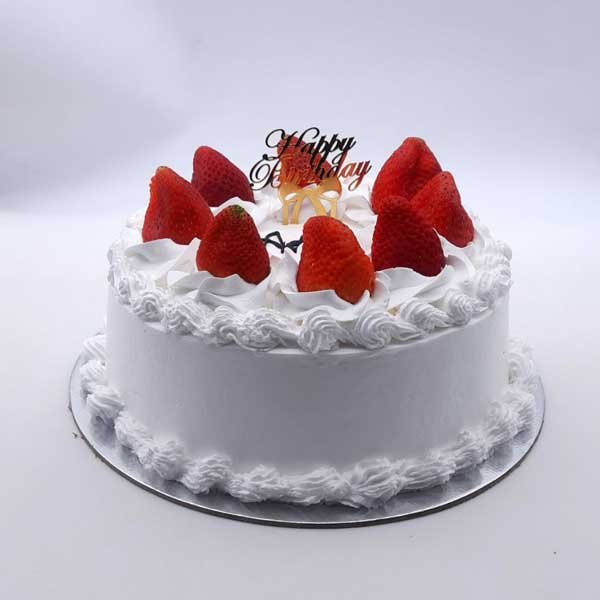 Red Velvet Fresh Cream Cake - The Cake Town