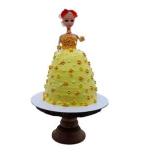 Mango  Doll cake