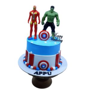 Avengers Theme Cake