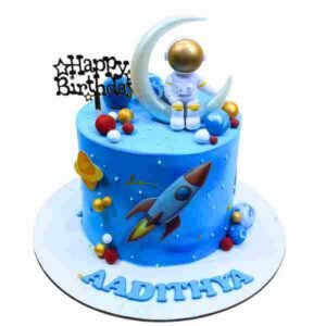 Ferrero Rocher Chocolate Cake (Astronaut Theme Cake)