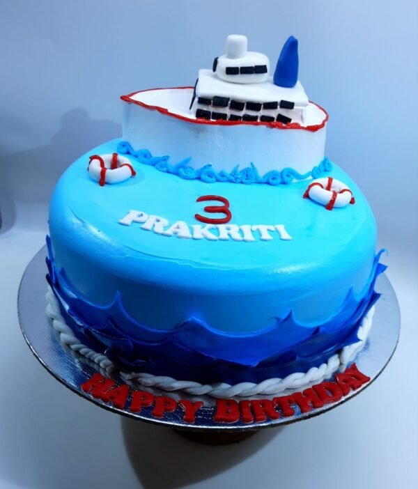 Boat & sea cake theme