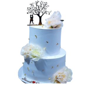 Two Tier Wedding Cake