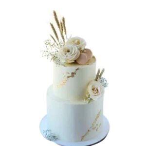 Two Tier Wedding Cake