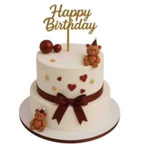 Butterscotch Two Tier Cake