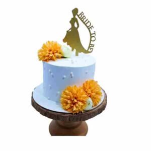 Vanilla Bride To Be Cake
