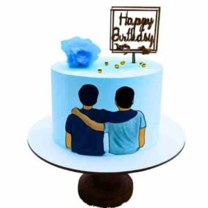 White Forest Cake For Brother