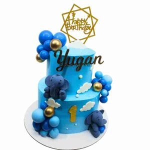 First Birthday Two Tier Cake