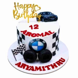 Vanilla Cheese Cake(Car Theme Cake)