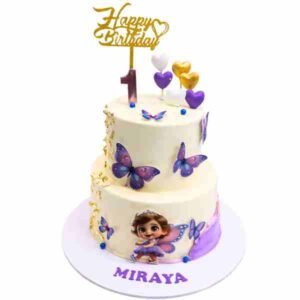 First Birthday Two Tier Cake