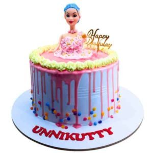 Doll Cake (White Forest Cake)
