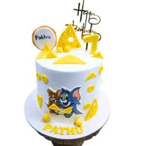 Tom and Jerry Theme Cake