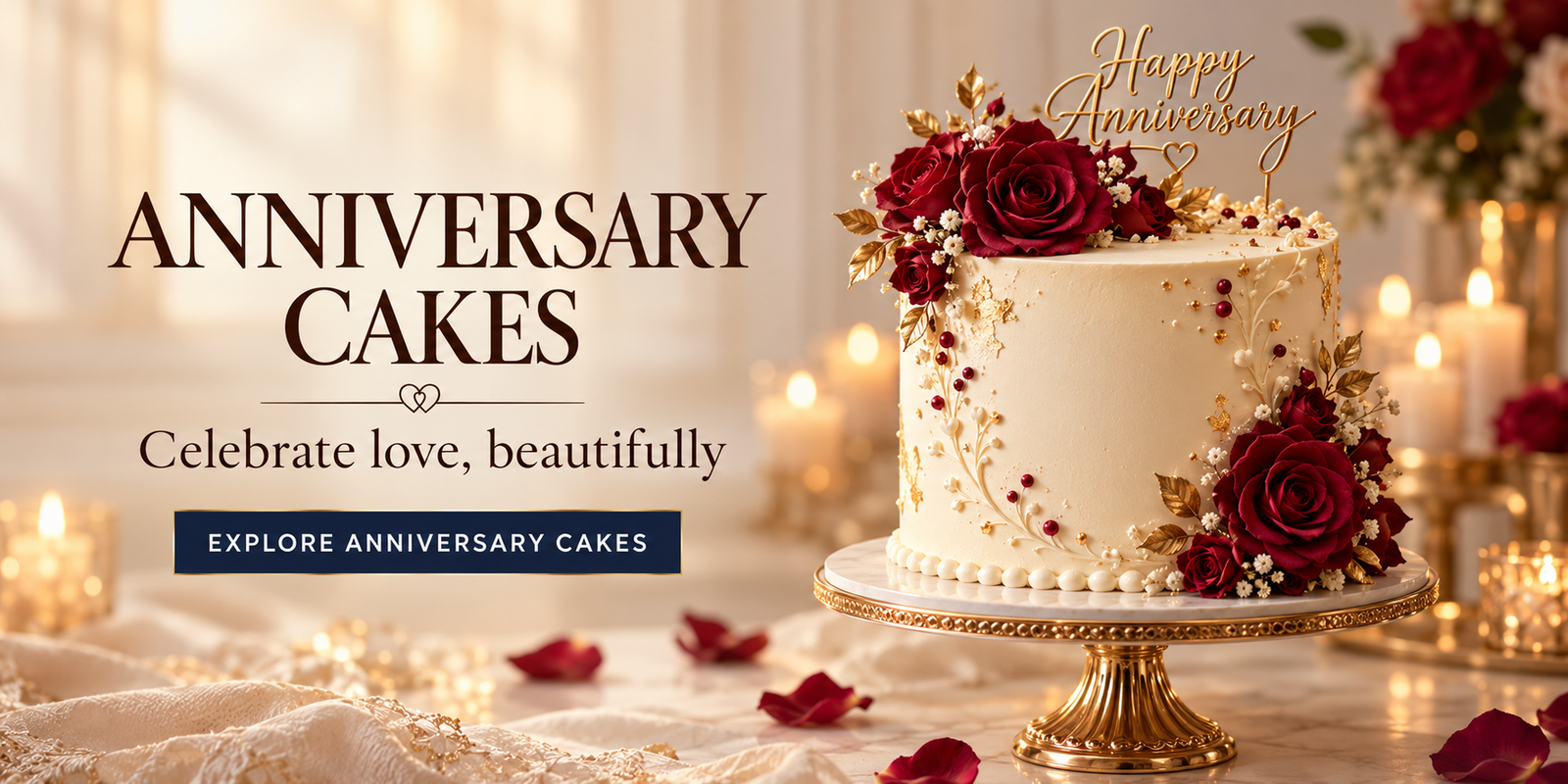Celebration and anniversary cakes