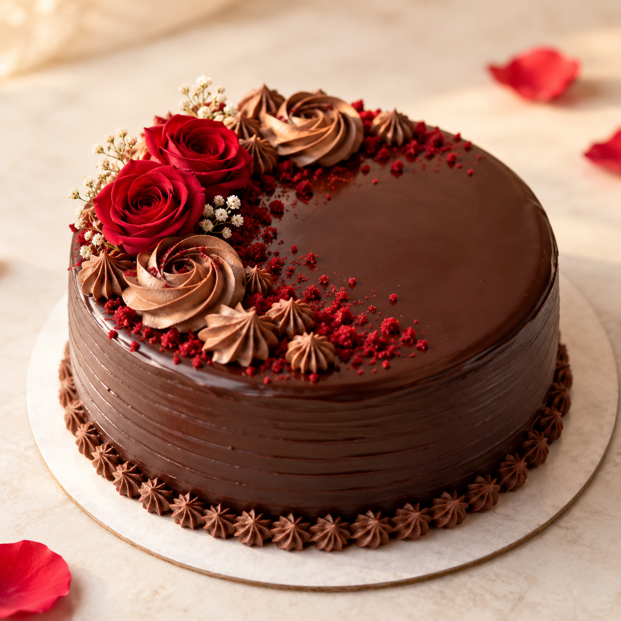 Red velvet anniversary cake