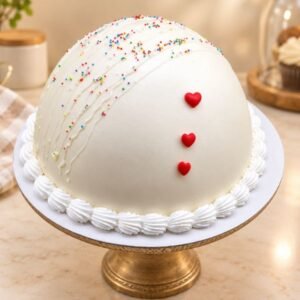 Pinata with White Chocolate Cake